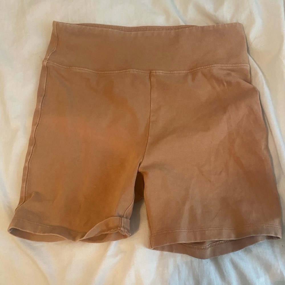Anthropologie Tan Bike Shorts

please message before buying to check!!